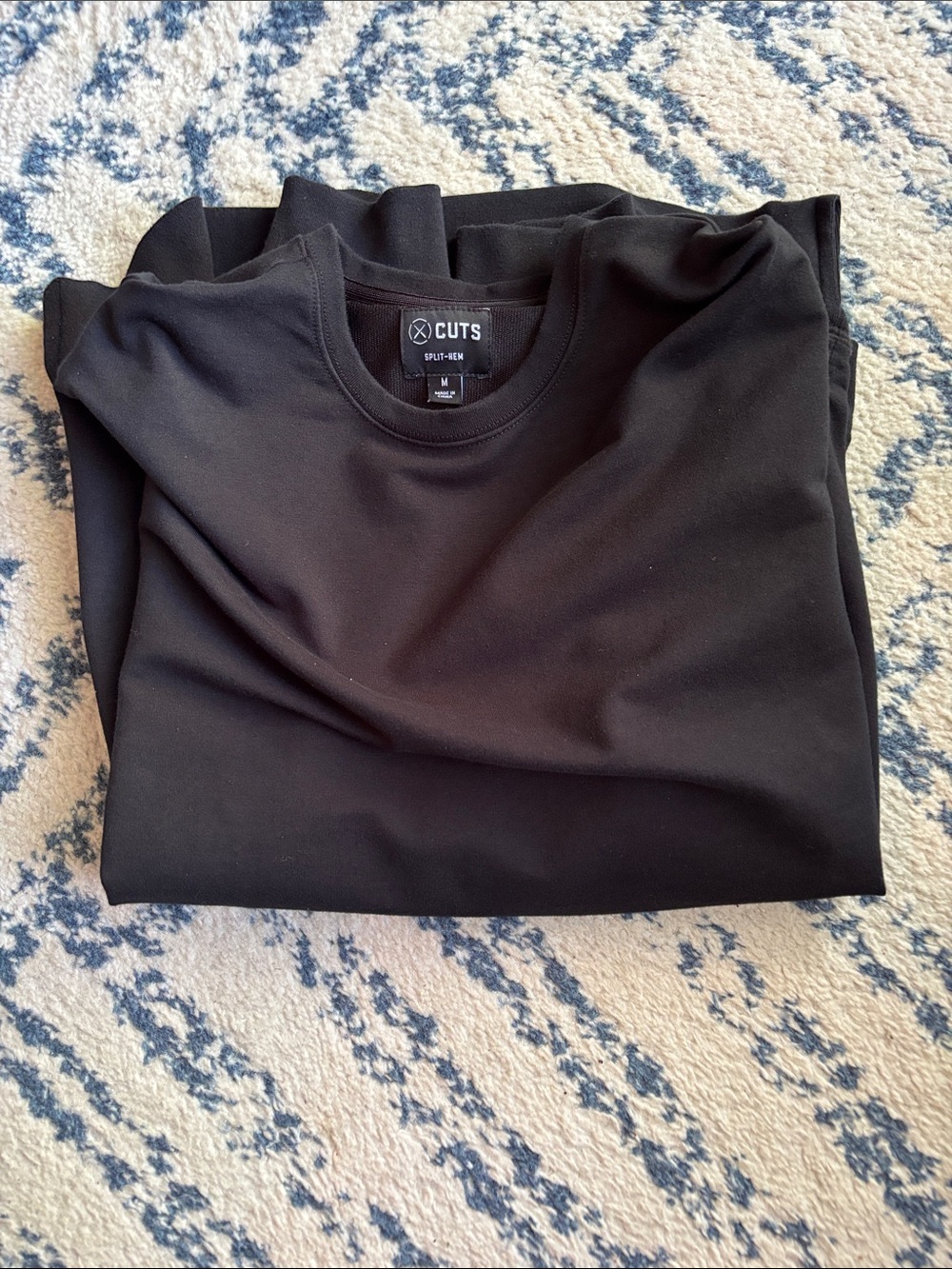 CUTS Men’s Black Sweatshirt